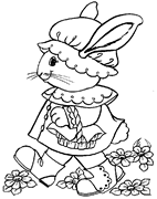 Dessin de P�ques Lapin