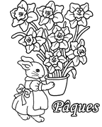 Dessins de Lapin P�ques