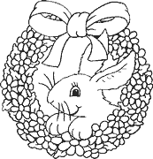 Lapin avec une couronne